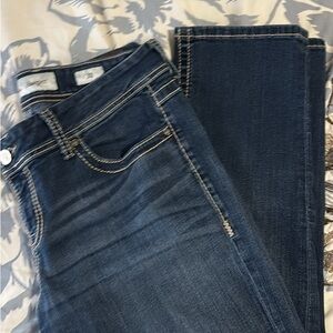 BKE Women's Dark Blue Stretch Jeans